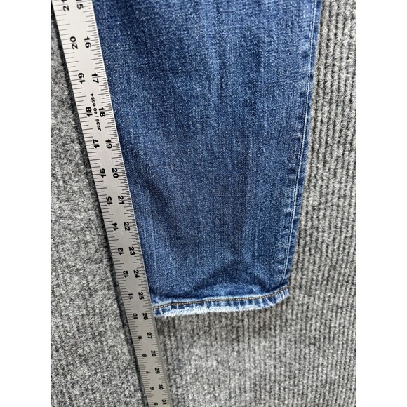 Abercrombie & Fitch Jeans Womens 27/4 The Ankle Straight Ultra High Rise Destroy - Picture 8 of 10